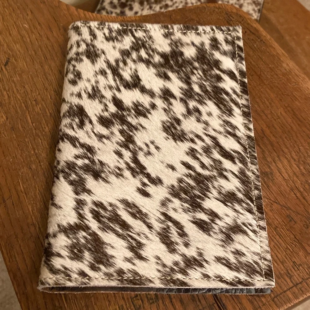 Hair on Hide (HOH)/Leather Binder & Merrick's HOH/Leather Address Book Bundle